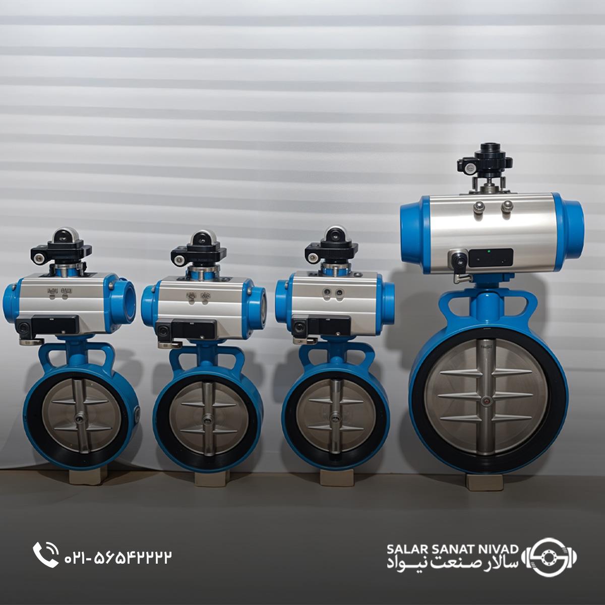 نمای نزدیک از چهار شیر پروانه‌ای