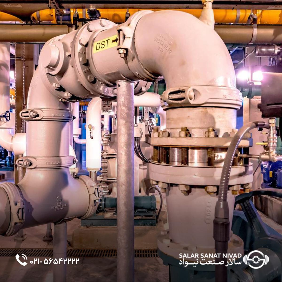 اتصالات و لوله‌کشی‌های صنعتی در محیط تأسیساتی