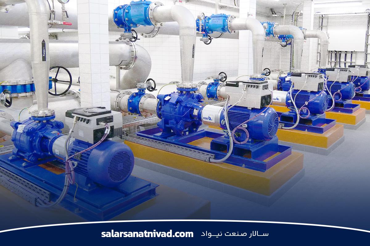 سیستم موتورخانه پمپ صنعتی